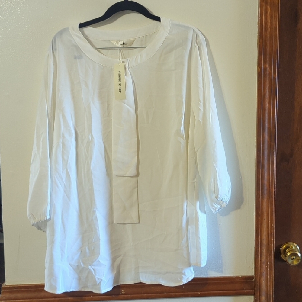 Elegant White Women's Top